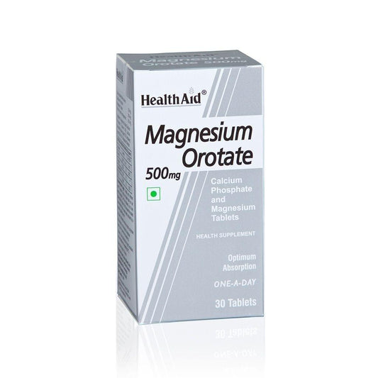 HealthAid - Magnesium Orotate 500mg -30 Tablets