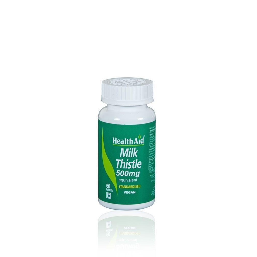 HealthAid - Milk Thistle 500mg (Equivalent) -60 Tablets