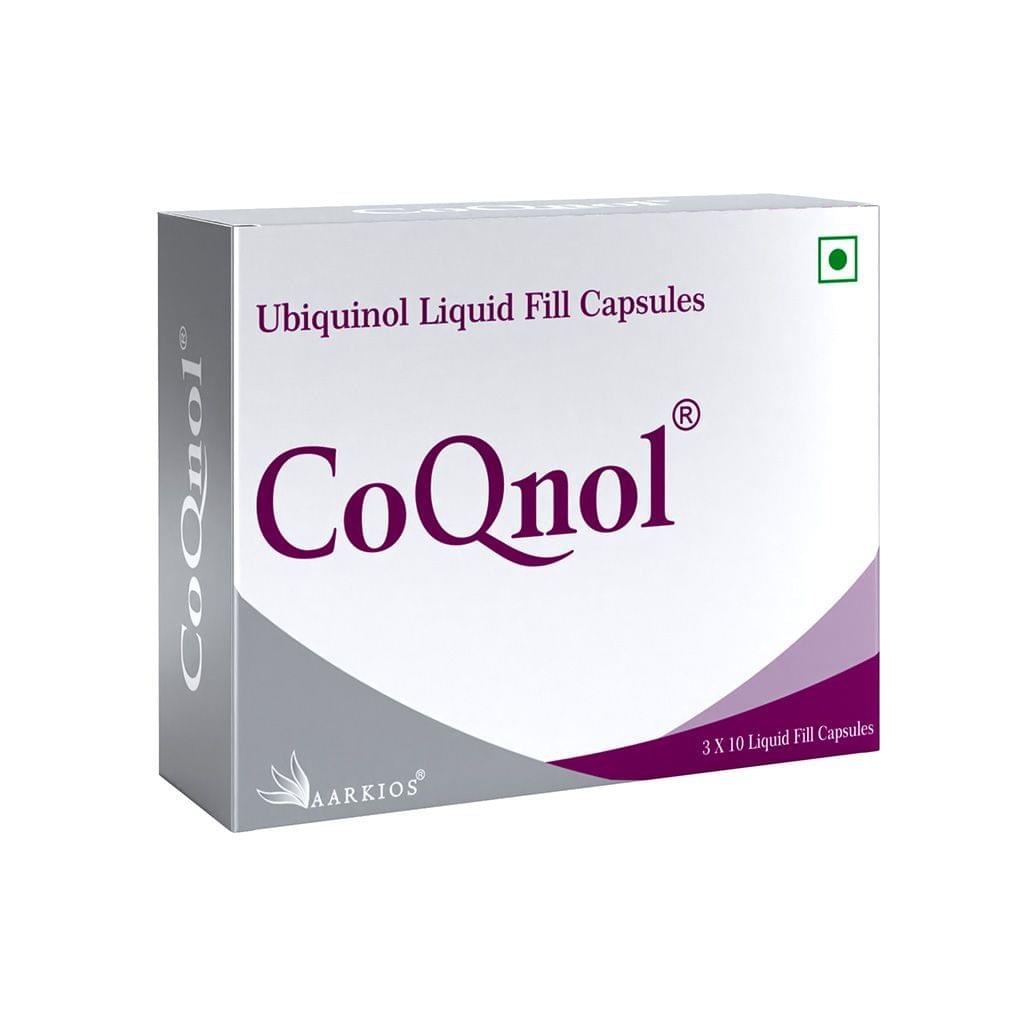 HealthAid - Aarkios CoQnol (Ubiquinol) 100mg - 1 Strips 10 Capsules