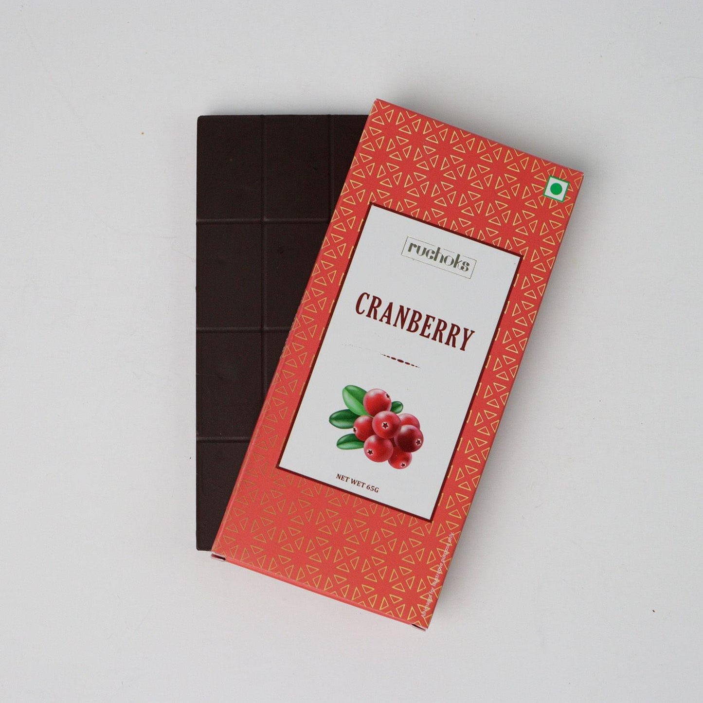 DIBHA RUCHOKS - Cranberry Chocolate Bar 65g