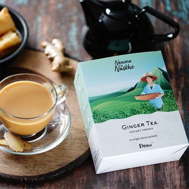 DIBHA - Ginger Instant Tea Mix 180g (Set of 10 Sachet)