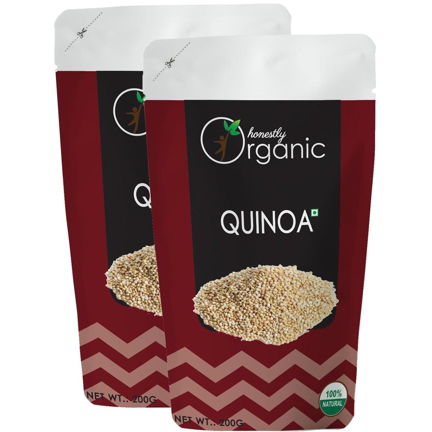D-Alive Honestly Organic Quinoa - 200g (Pack of 2)