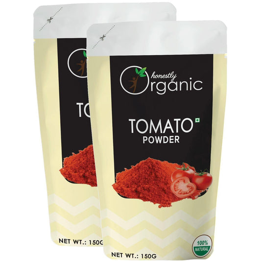 D-Alive Honestly Organic Dehydrated Tomato Powder / Tamatar Powder (Ready To Use, 100% Pure & Natural, Farm Fresh) - 150g (Pack of 2)